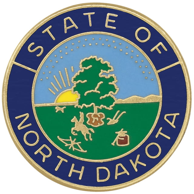 ASP State Seal Logo Cap Brass - North Dakota - Asp