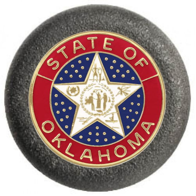 ASP State Seal Logo Cap Brass - Oklahoma - Asp