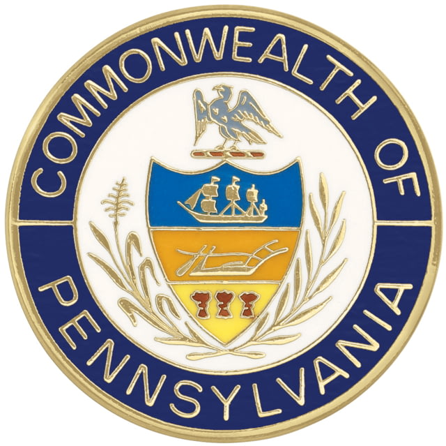 ASP State Seal Logo Cap Brass - Pennsylvania Commonwealth - Asp