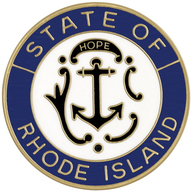 ASP State Seal Logo Cap Brass - Rhode Island - Asp
