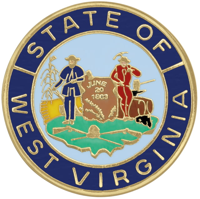 ASP State Seal Logo Cap Brass - West Virginia - Asp