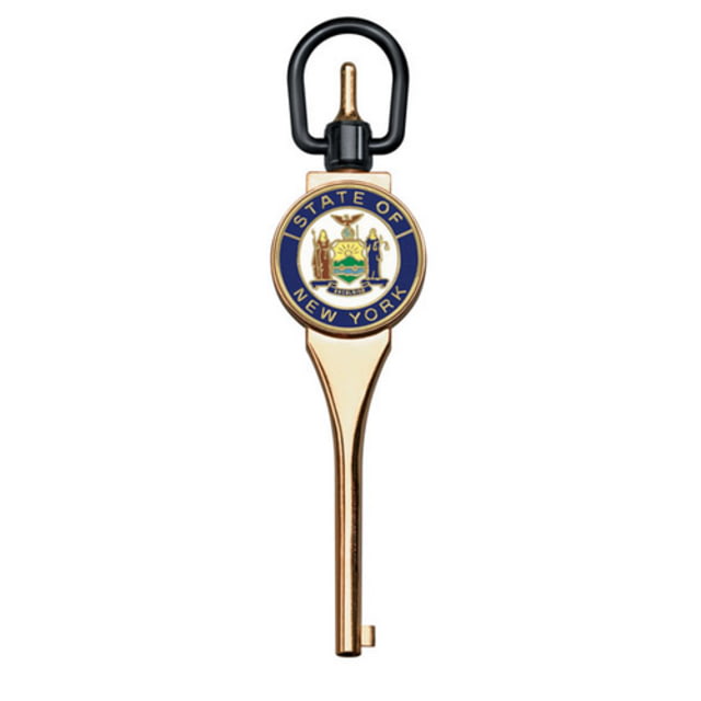 ASP State Seal Logo Handcuff Key Guardian 1 Gold - Arkansas - Asp