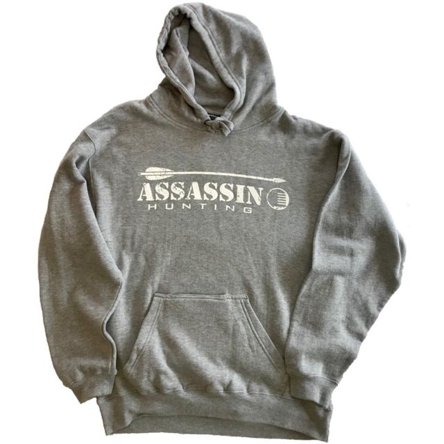 Assassin Arrow Hoodie - Mens Grey 2XL