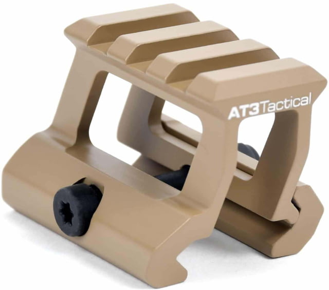 AT3 Tactical 1in Height PRO-MOUNT Mini Riser Mount Anodized Flat Dark Earth 1" Riser - At3 Tactical