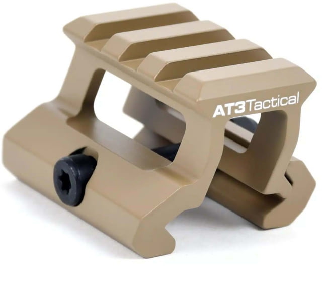AT3 Tactical .83in Height PRO-MOUNT Mini Riser Mount Anodized Flat Dark Earth 0.83" Riser - At3 Tactical