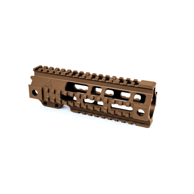 AT3 Tactical AR-15 Pro Quad Rail Free Float Handguard Burnt Bronze 7in - At3 Tactical