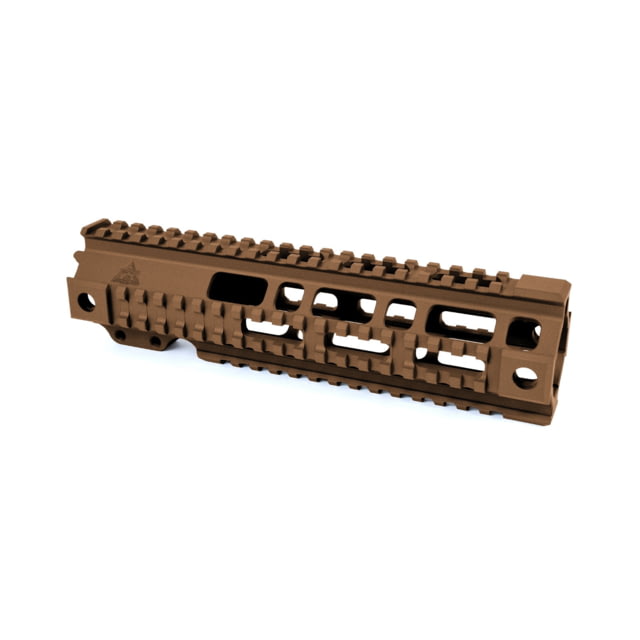 AT3 Tactical AR-15 Pro Quad Rail Free Float Handguard Burnt Bronze 9in - At3 Tactical