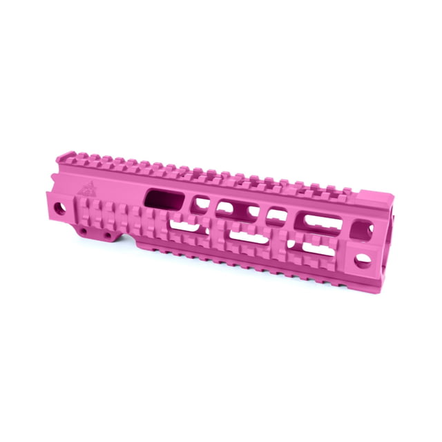 AT3 Tactical AR-15 Pro Quad Rail Free Float Handguard Pink 9in - At3 Tactical