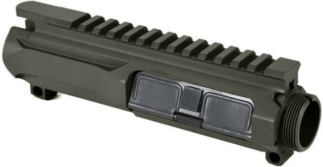 AT3 Tactical AR-15 Slick Side Billet Upper Receiver Green - At3 Tactical