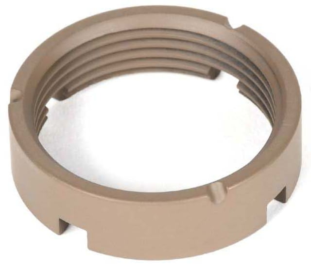 AT3 Tactical Castle Nut for AR-15 Buffer Tubes FDE - At3 Tactical