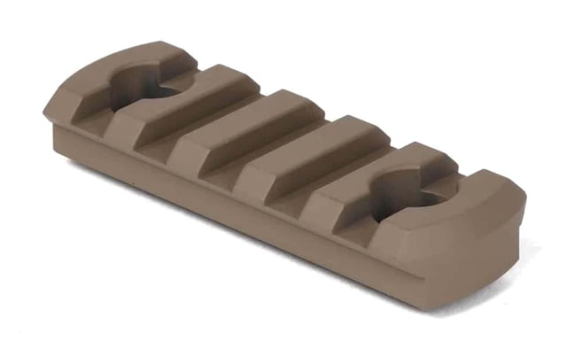 AT3 Tactical M-LOK Rail Section 5 Slots FDE - AT3 Tactical