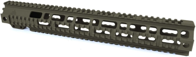 AT3 Tactical Pro Series Free Float Quad Rail AR15 Handguards 15in Extended Rifle Length ODG - At3 Tactical