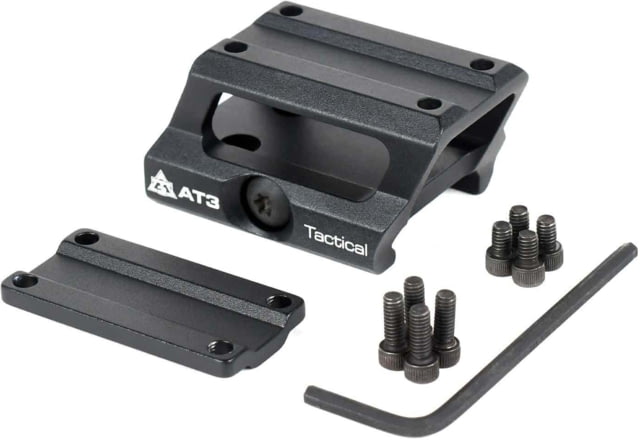 AT3 Tactical RCO Riser Mount for MRO Pattern Optics Hardcoat Anodizing Black - At3 Tactical