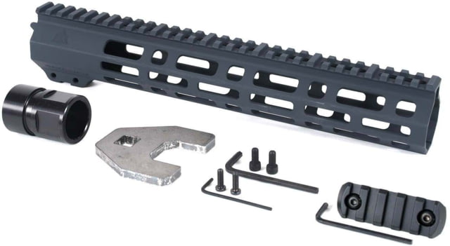 AT3 Tactical SPEAR M-Lok AR-15 Free Float Handguard 12 in Gray - At3 Tactical