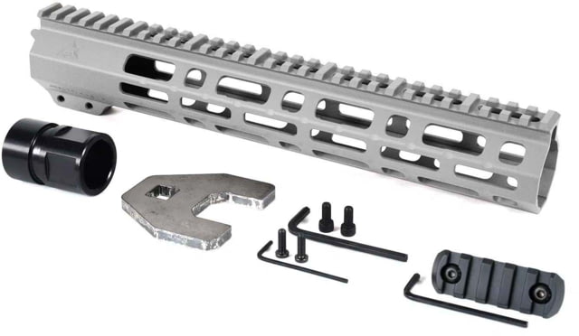 AT3 Tactical SPEAR M-LOK AR-15 Free Float Handguard 12in Length Titanium - At3 Tactical