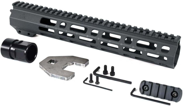 AT3 Tactical SPEAR M-LOK AR-15 Free Float Handguard 12in Length Tungsten - At3 Tactical