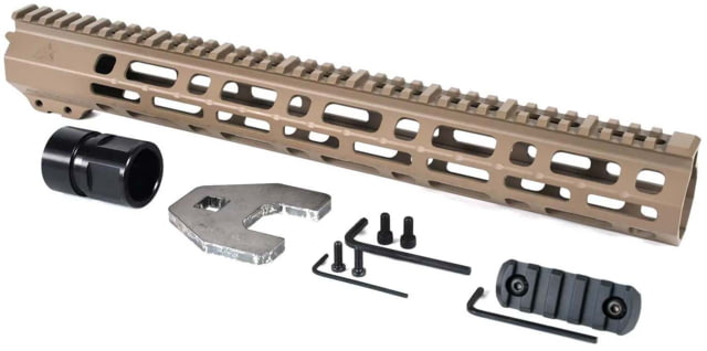 EDEMO AT3 Tactical SPEAR M-Lok AR-15 Free Float Handguard 15 in FDE AT3-MLOK-15-FDE EDEMO2 - At3 Tactical