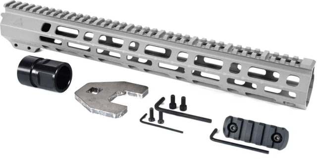 AT3 Tactical SPEAR M-LOK AR-15 Free Float Handguard 15in Length Titanium - At3 Tactical