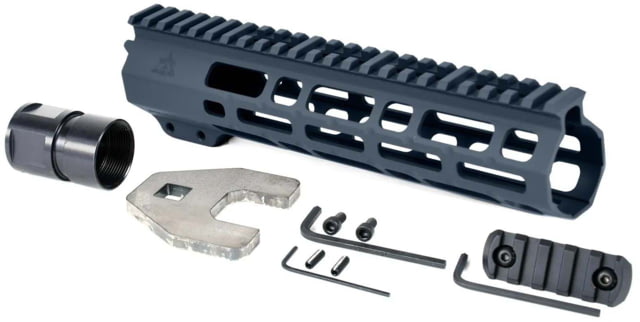 AT3 Tactical SPEAR M-Lok AR-15 Free Float Handguard 9 in Gray - At3 Tactical