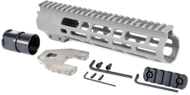 AT3 Tactical SPEAR M-LOK AR-15 Free Float Handguard 9in Length Titanium - At3 Tactical