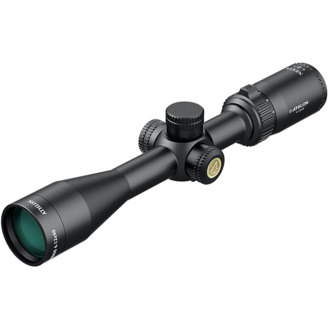 Athlon Optics 4-12x40mm Riflescope, Capped , Side Focus, 1in Tube, SFP, 22 RimFire, Matte, Black, 216010