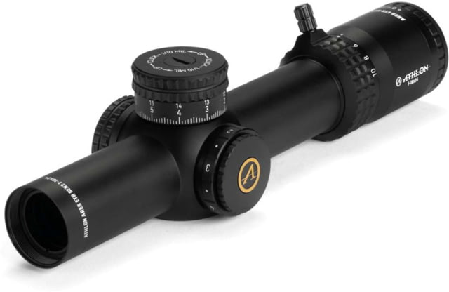 Athlon Optics Ares ETR GEN2 UHD 1-10x24 LPVO 34mm Tube Rifle Scope, FFP, ATMR3 IR MIL Reticle, Black, 212110 by USA Athlon Optics AR15 Rifle Scopes