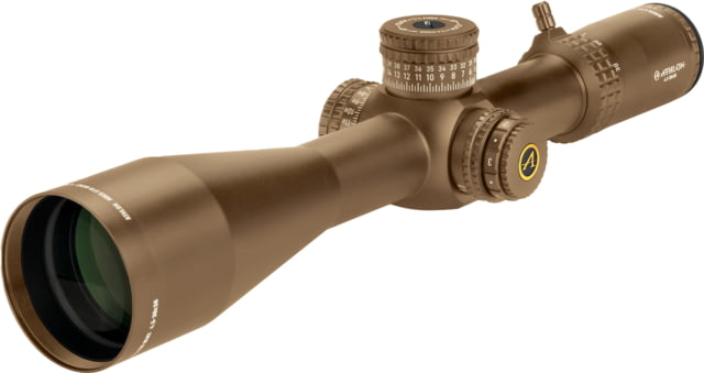 Athlon Optics Ares ETR GEN2 UHD 4.5-30x56mm 34mm Tube Rifle Scope FFP APLR12 IR MOA Reticle Brown - Athlon Optics