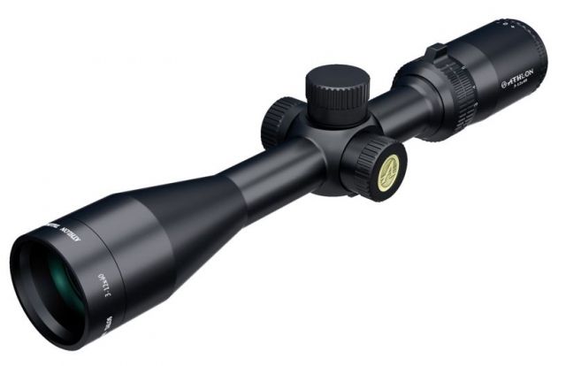 Athlon Optics Talos Riflescope, 3-12 x 40, SFP, 1in Tube, MIL Dot Reticle, Matte, Black, 215004