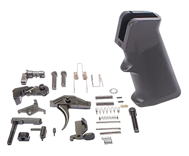 EDEMO ATI ATIATI15LPKNANO Saf-T-First Lower Parts Kit AR-Platform Black Grip Black St EDEMO1 - American Tactical Imports