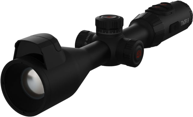 ATN ThOR 6 Elite 3.5-28x35mm Thermal Rifle Scope w/Built-in Laser Rangefinder 50 Hz 384x288 Black