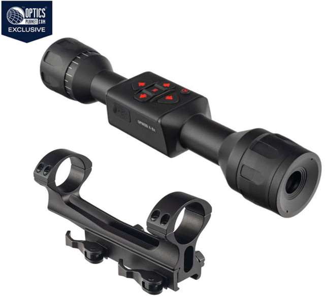 USED ATN OPMOD Exclsuive ThOR LT Thermal Rifle Scope 4-8x50mm 30mm Tube Custom Reticle Black TIWSTLT125OP EDEMO4 Condition Like New Inspect and Rebox - Opmod