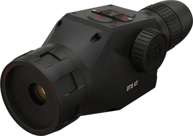 ATN OTS 4T 1-10x 640x480 Thermal Viewer w/ Full HD Video rec WiFi Smooth zoom iOS/Android Controlling App Black - ATN
