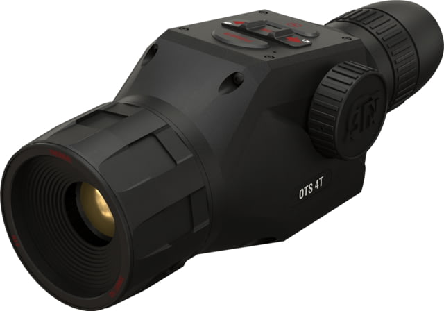 ATN OTS 4T 2-8x 384x288 Thermal Viewer w/ Full HD Video rec WiFi Smooth zoom iOS/Android Controlling App Black - ATN