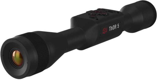 ATN Thor 5 4-16x 320x240 12 Micron Smart HD Thermal Rifle Scope 30mm Tube w/ Gen 5 Sensor Multiple Patterns & Color Options Reticle Black