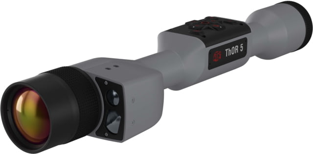ATN Thor 5 LRF 5-40x 640x480 12 Micron Smart HD Thermal Rifle Scope 30mm Tube w/ Gen 5 Sensor Wolf Grey - ATN
