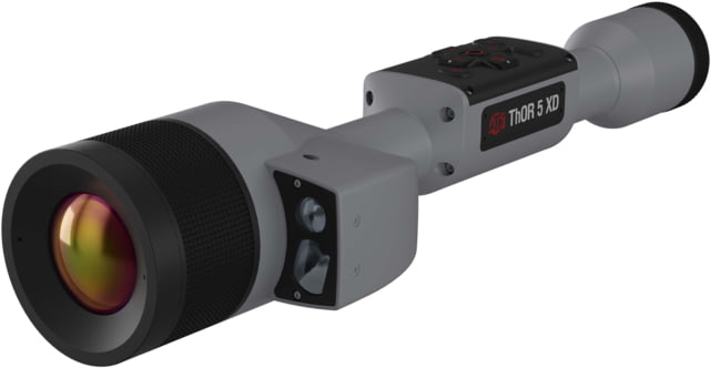 ATN Thor 5 XD LRF 2-20x 1280x1024 12 Micron Smart HD Thermal Rifle Scope 30mm Tube w/ Xtreme Definition 1.3 Megapixel Sensor Wolf Grey - ATN
