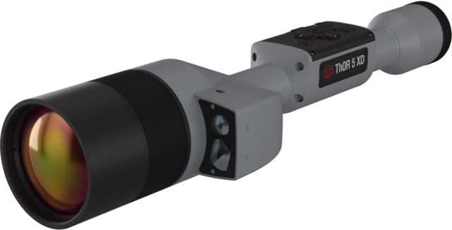 ATN Thor 5 XD LRF 3-30x 1280x1024 12 Micron Smart HD Thermal Rifle Scope 30mm Tube w/ Xtreme Definition 1.3 Megapixel Sensor Wolf Grey - ATN