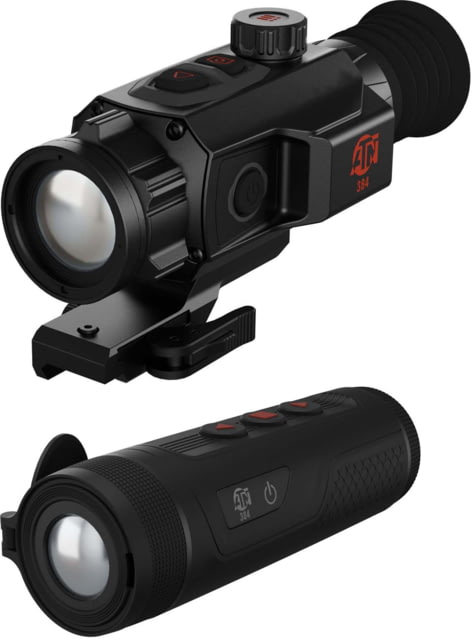 ATN ThOR 6 Mini Compact 2.5-20x Thermal Rifle Scope and BlazeTrek 325 Thermal Monocular