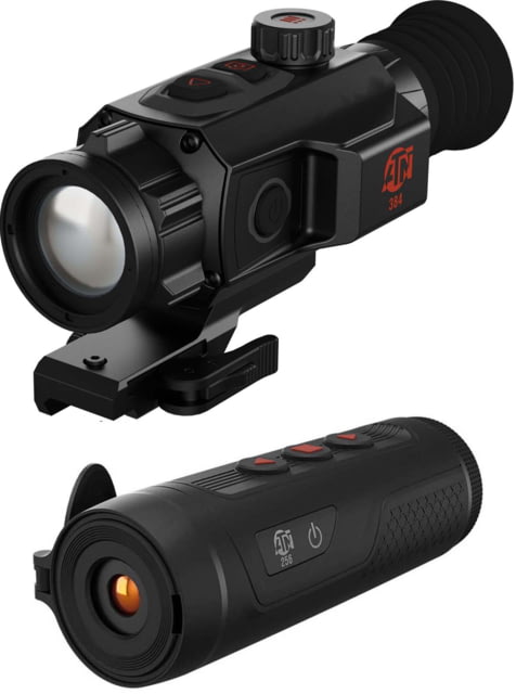 ATN ThOR 6 Mini Compact 3.5-28x Thermal Rifle Scope and BlazeSeeker 207 Thermal Monocular