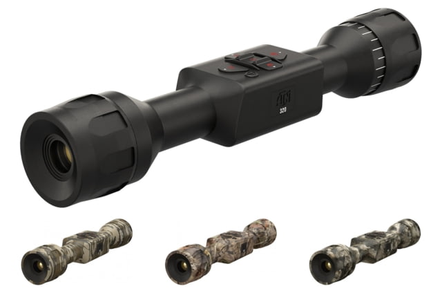 ATN ThOR LT 320 Thermal Rifle Scope, 2-4x30mm, 30mm Tube, Black, TIWSTLT319X by USA ATN Shooting Thermal Imaging Scopes