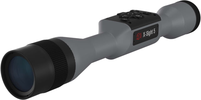 ATN X-Sight 5 3-15x UHD Smart Day/Night Hunting Rifle Scope 30mm Tube w/ Gen 5 Sensor Wolf Grey - ATN