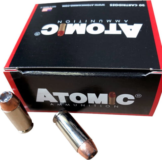 Atomic Ammunition Atomic Ammo 10mm 155gr. Bonded Jhp 20-pack - Atomic Ammunition