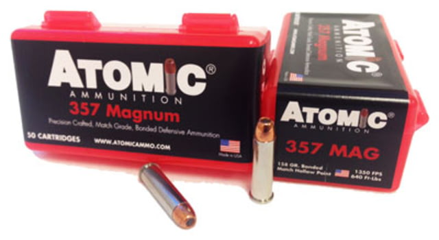 Atomic Ammunition Atomic Ammo .357 Rem. Magnum 158gr. Bonded Jhp 50-pack - Atomic Ammunition