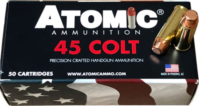 Atomic Ammunition Atomic Ammo .45lc 250gr. Total Copper Jacket Rnfp 50-pack - Atomic Ammunition