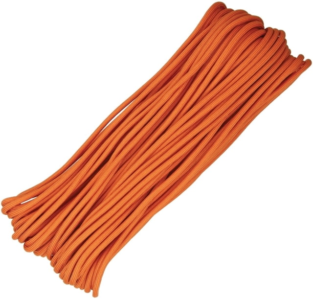 Atwood Parachute Cord 100ft 550 Cord 7 Strand Core Burnt Orange S22 - BURNT ORANGE