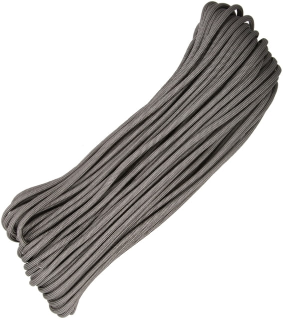 Atwood Parachute Cord 100ft 550 Cord 7 Strand Core Graphite S23 - GRAPHITE