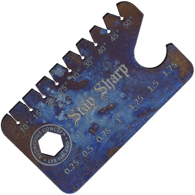 AuCon Dog Tag 2.0 Anglefinder 2" x 1.13" x .07" DOG TAG 2.0 THUNDER SKY - Aucon