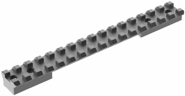 Audere Nato Rail Remington 700 Long Action Steel 0 MOA Black - Audere