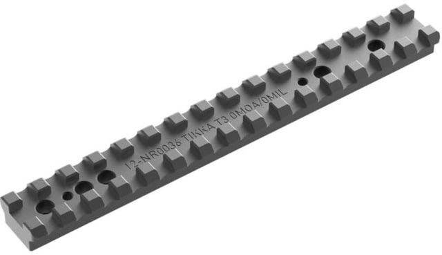 Audere Nato Rail Tikka T3/T3x 0 MOA Black - Audere