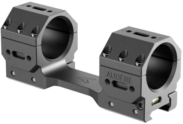 Audere Adversus Scope Mount 30mm Tube High 0MOA Black - Audere